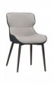 維爾基餐椅-灰色布-五金腳